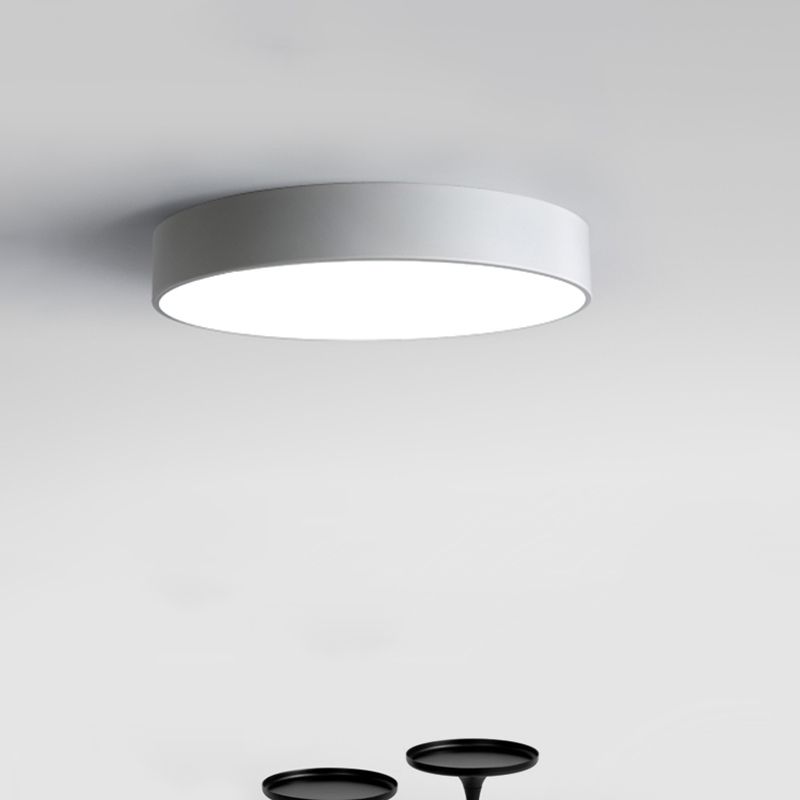 Modern Simple Style Flush Mount Ceiling Lamp Circle Flush Light for Living Room