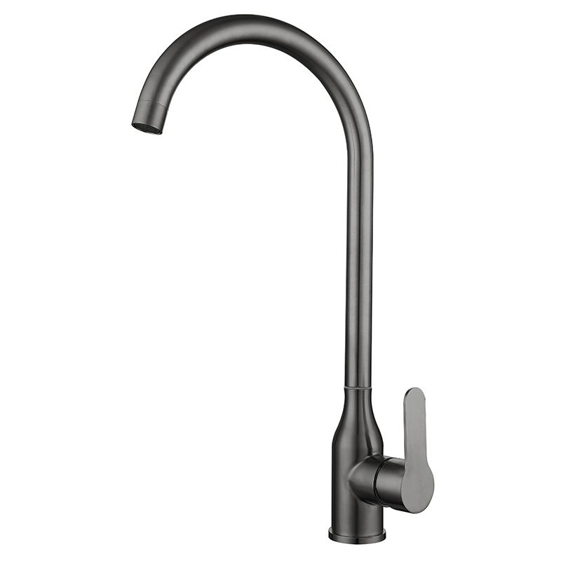 Contemporary Pull down Single Handle Standard Kitchen Faucet High Arch Water Filler