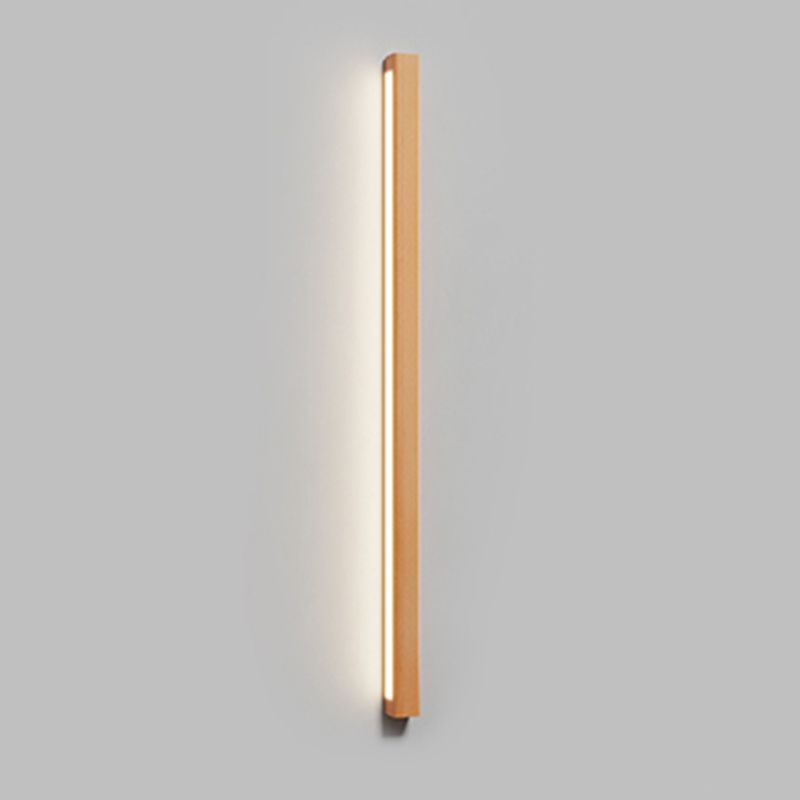 Moderne stijl lineaire ijdelheid wandlampen houten 1 lichte ijdelheid spiegelverlichting