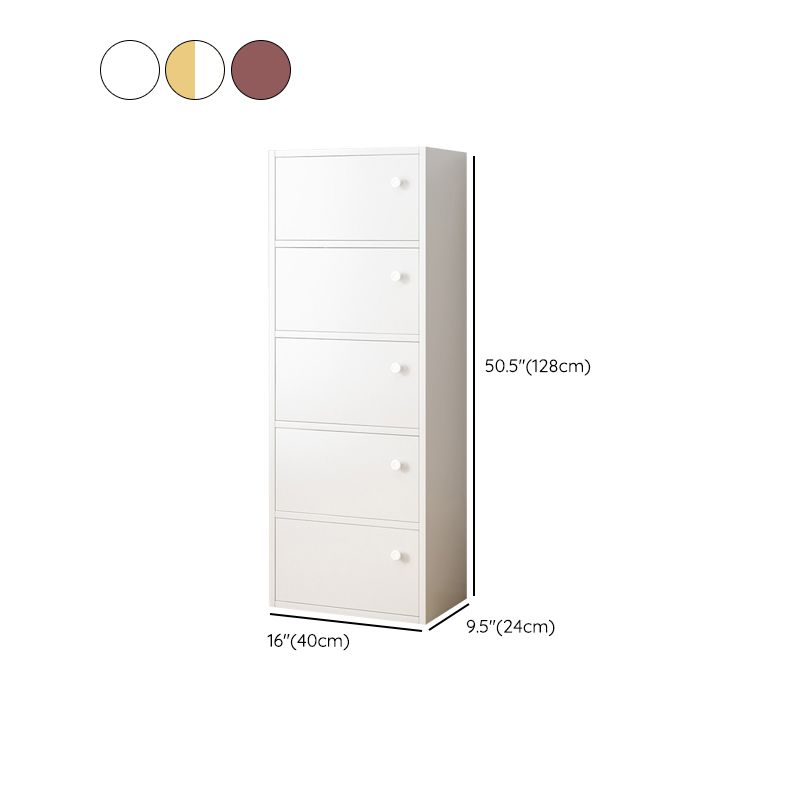 Modern Accent Cabinet Scratch Resistant Wood Cabinet with Doors