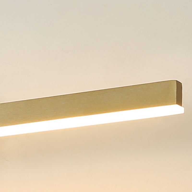 Gold Vanity Wall Light Simple Modern LED Wall Lamp for Bathroom