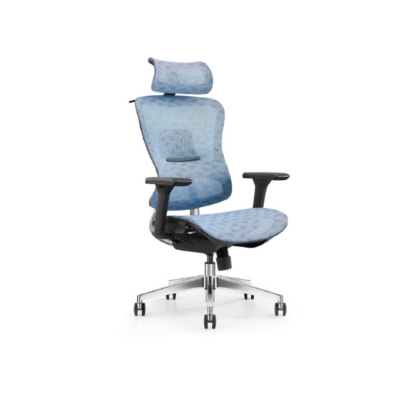 Contemporary Mesh Task Chair with Wheels Ergonomic Swivel Computer Desk Chair