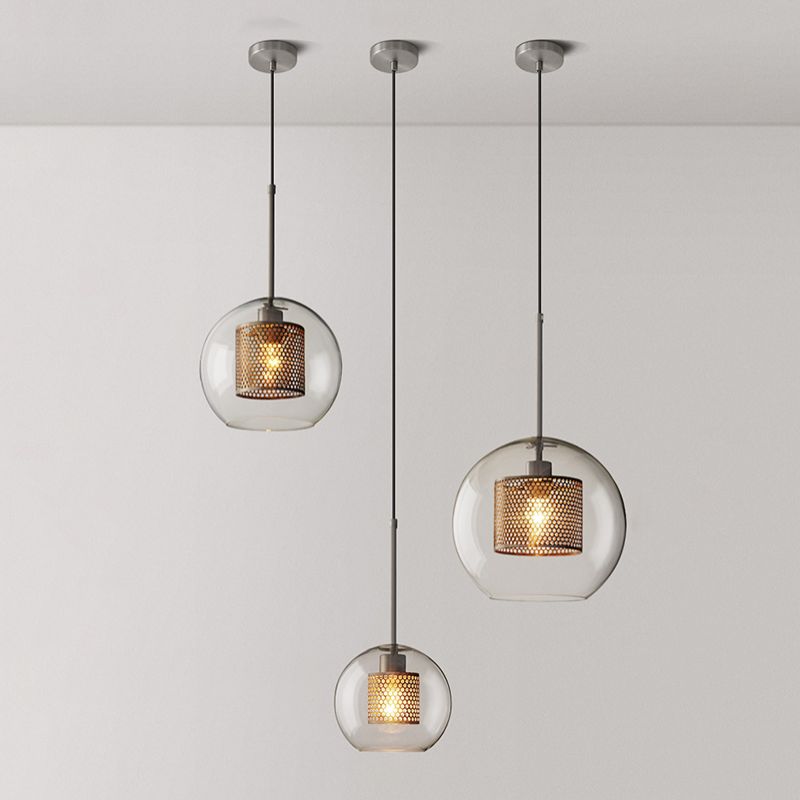 Industrieglas hängende leichte Haushaltsanhänger Beleuchtung für Wohnzimmer