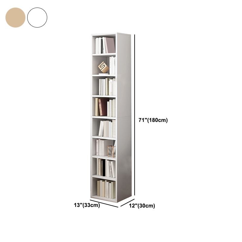 Closed Wooden Bookcase Modern Minimalist Home Corner Bookshelf