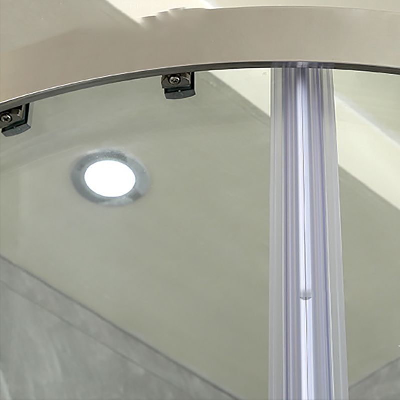 Round Stainless Steel Shower Enclosure Easy Clean Glass Shower Stall