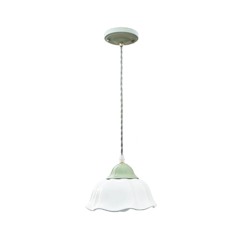 Kom vorm hangende verlichting industriële stijl glas multi -light hanging lamp voor slaapkamer