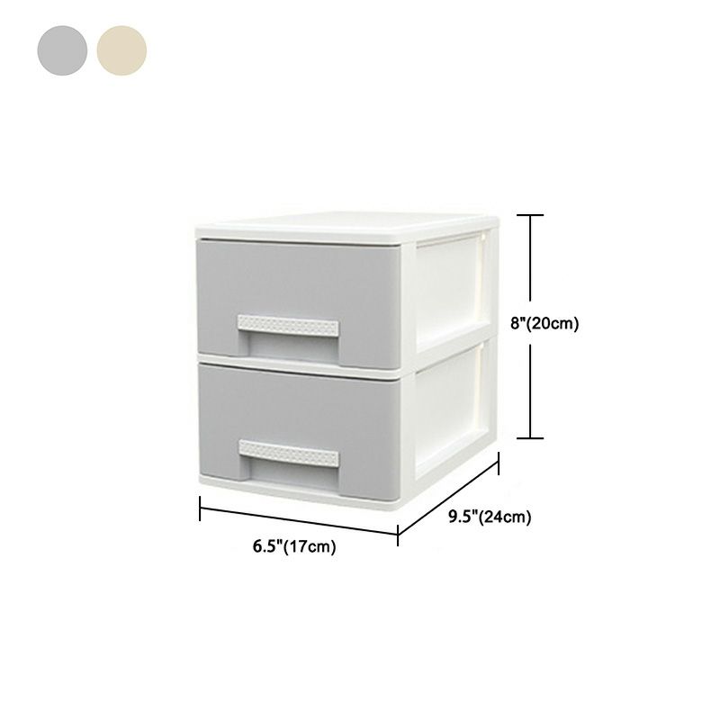 Contemporary File Cabinet Vertical Plastic File Cabinet with Drawers