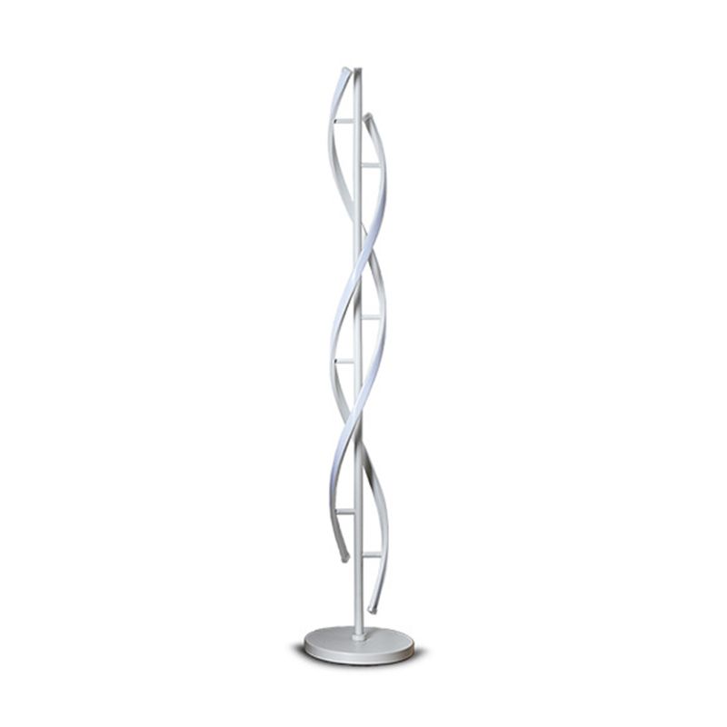 Spiral Wohnzimmer Stöbe Lampe Metall minimalistische LED LED STOLLE Light