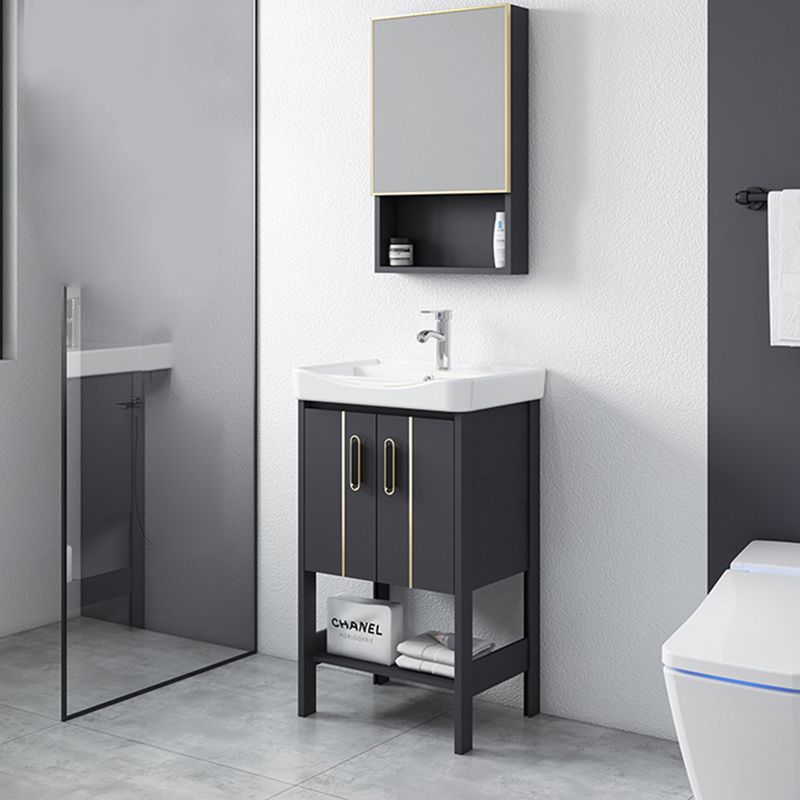 Bathroom Sink Vanity Rectangle Freestanding Mirror Standalone Cabinet Bath Vanity