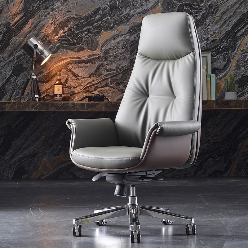 Executive Swivel Office Chair Modern Ergonomic Desk Chair with Padded Arms