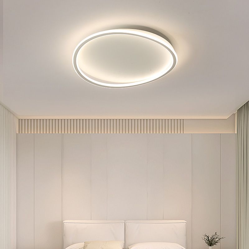 Modern Style Geometry Shape Ceiling Lighting Metal 1 Light Ceiling Lamp