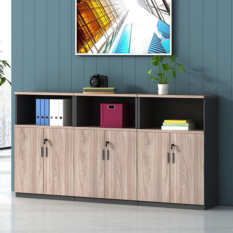 Modern Wooden Filing Cabinet Lock Storage for Home and Office
