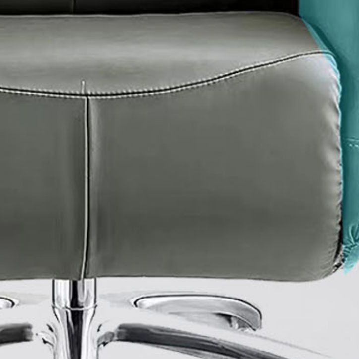 Modern Office Chair Leather No Distressing Ergonomic Chair with Wheels