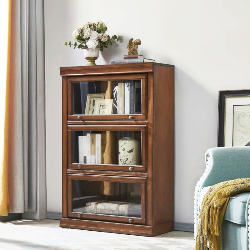 Libreria per barrister in legno moderna libreria chiusa per l'home office