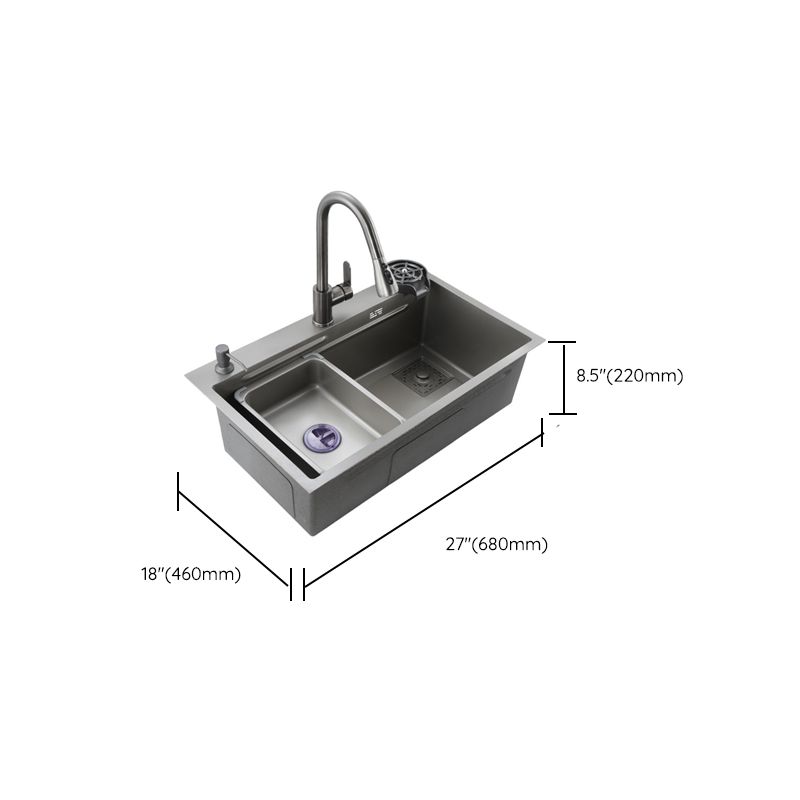 Classic Workstation Sink Stainless Steel Modern Prep Station