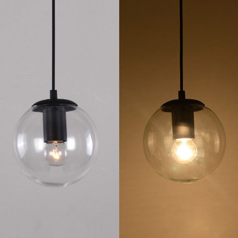 Globe hanglampverlichting armaturen industrieel glas 1 lichte hangers