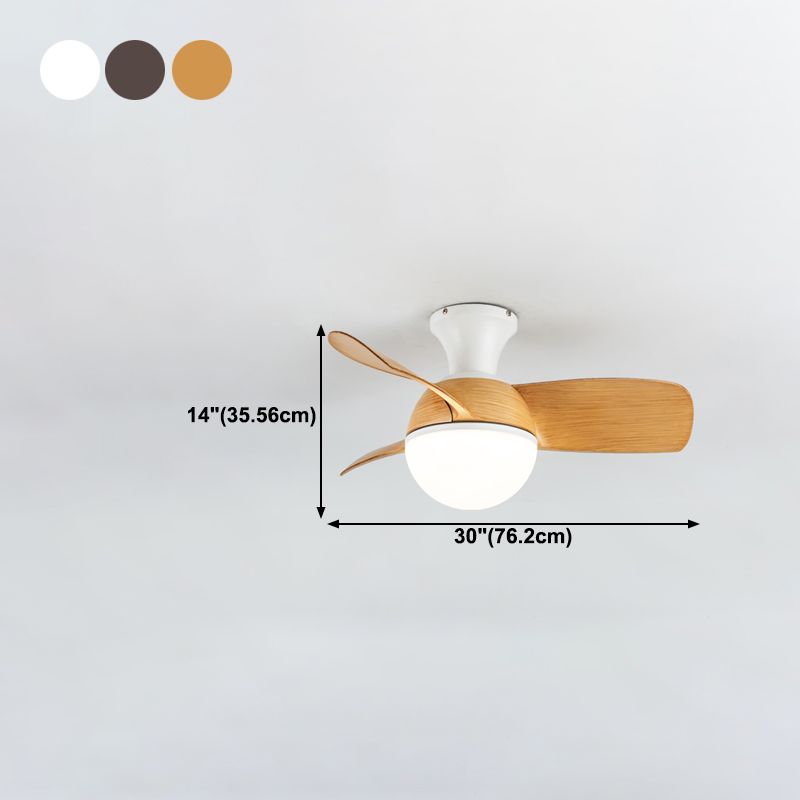 Ceiling Fan Light Metal Nordic LED Ceiling Flush Mount for Bedroom