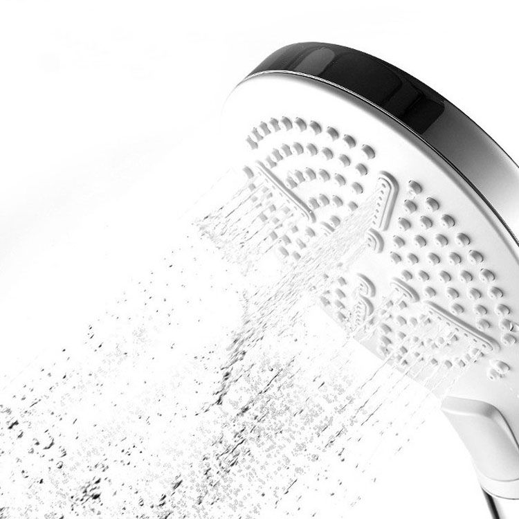 Contemporary Handheld Shower Self-Cleaning Wall-Mount Showerhead