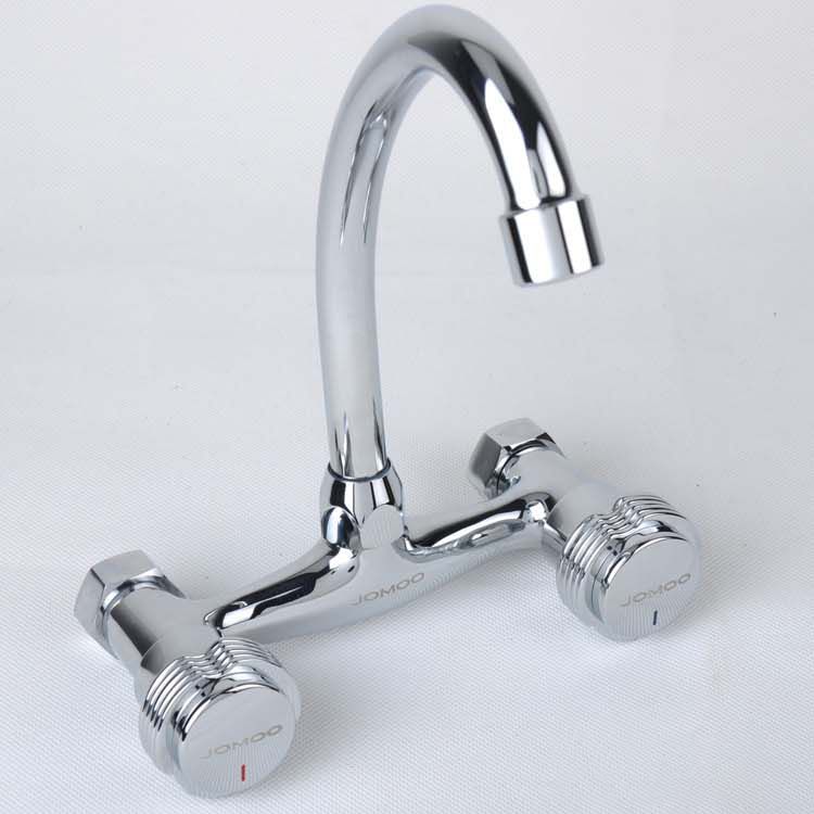 Modern Wall Mounted Spout Bar Faucet Single Lever Low Profile Kitchen Faucet