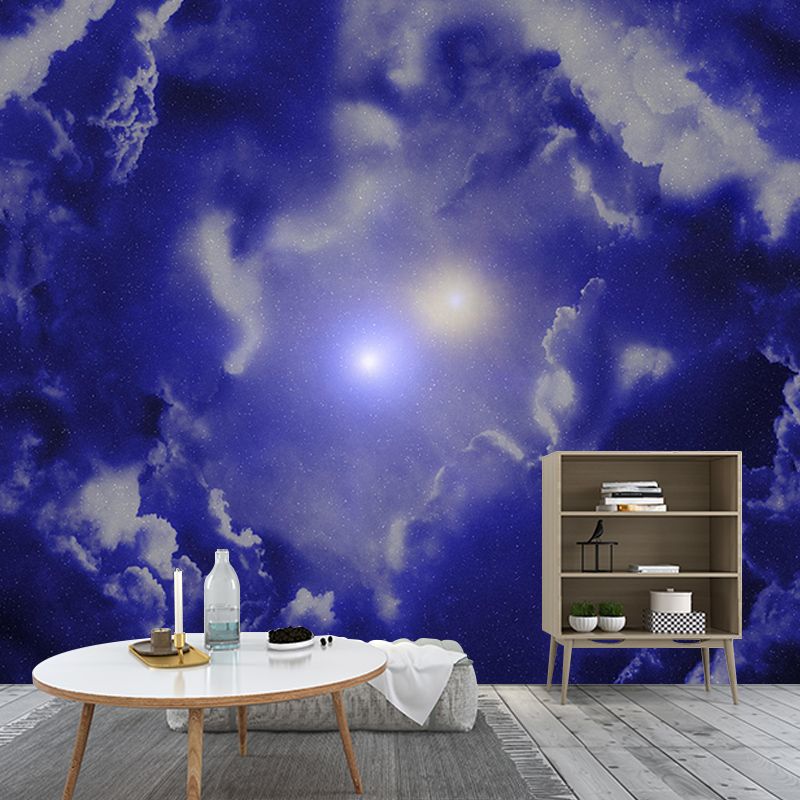 Universe Sky Horizontal Illustration Mural Decorative Eco-friendly for Living Room