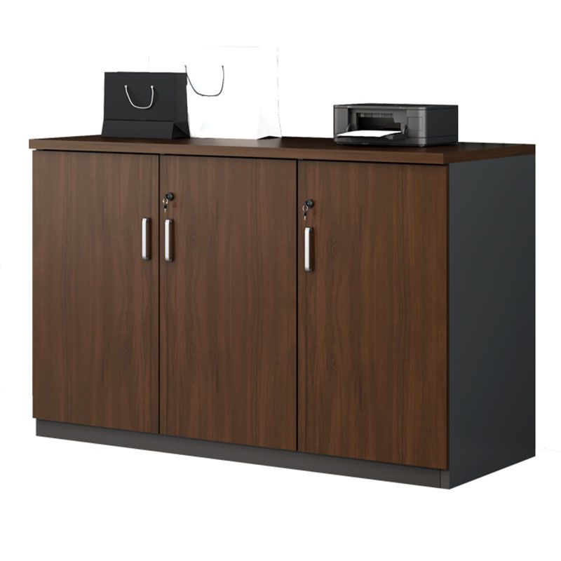 Modern Engineered Wood File Cabinet Lateral Filing Cabinet with Lock and Storage