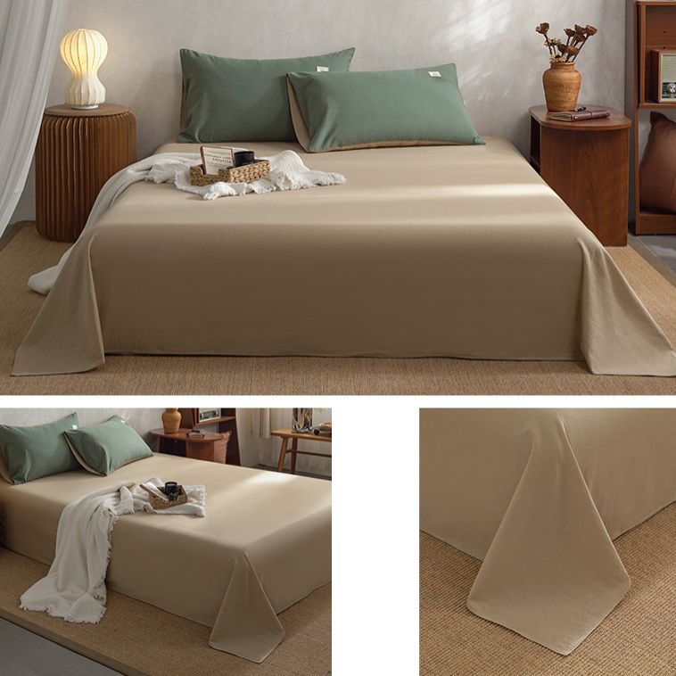 Whole Colored Bed Sheet Cotton Non-Pilling Fade Resistant Sheet Set