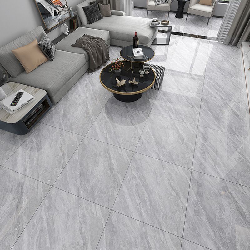 Modern Style Floor Tile Square Waterproof Straight Edge Floor Tile