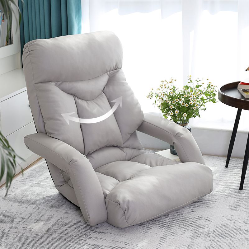 Faux Leather Manual Recliner Chair Modern Push Back Recliners with Position Lock