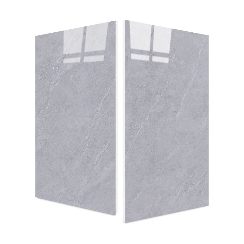 Marble Appearance Singular Tile Straight Edge Rectangular Floor Tile