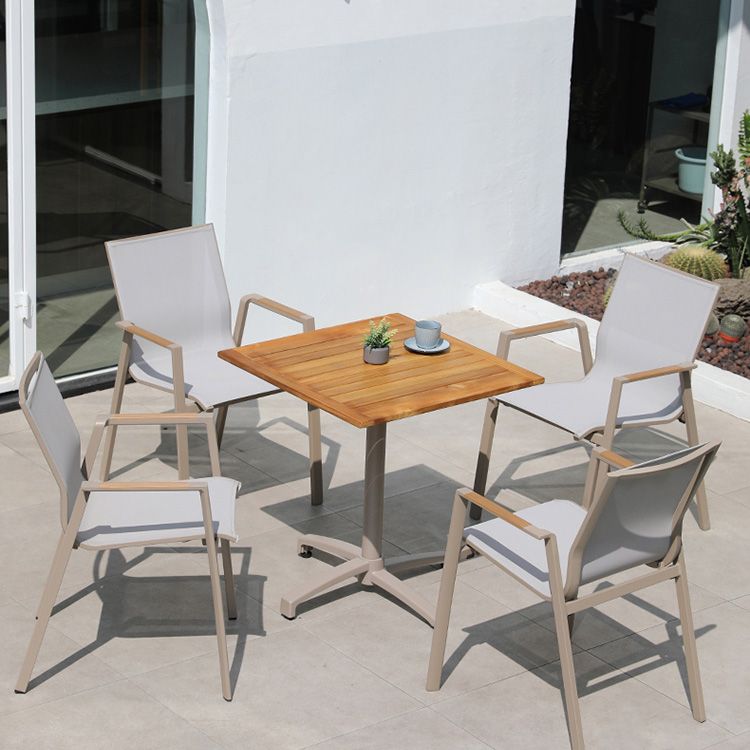 2-Seater Patio Table with UV Resistant Contemporary Bistro Table