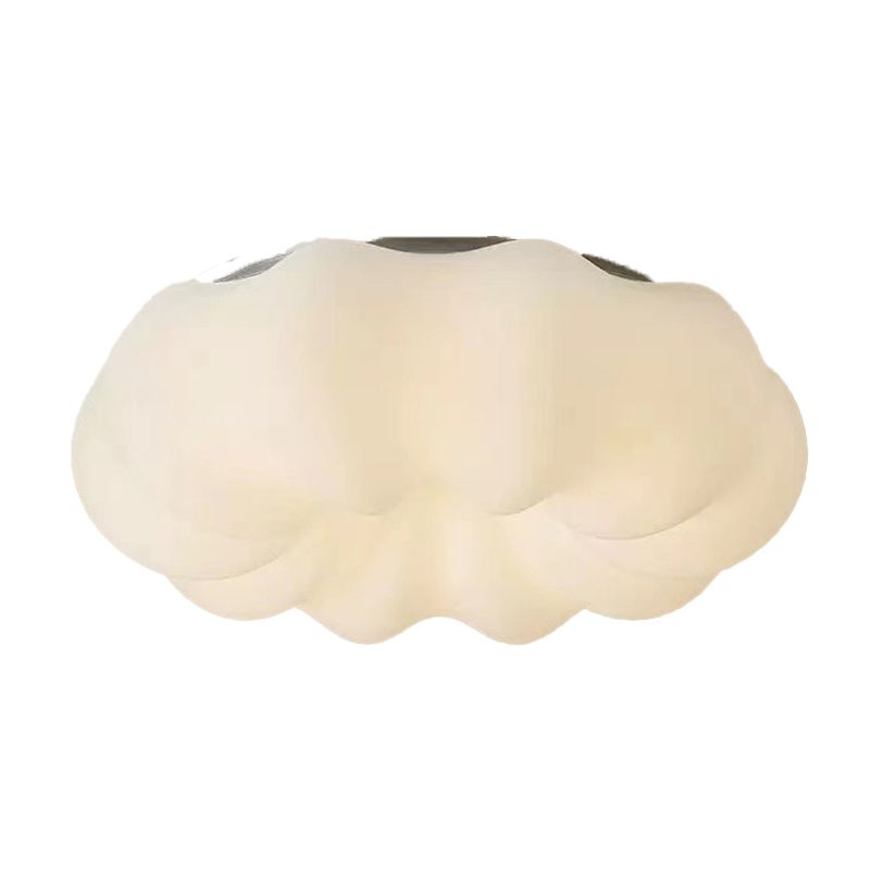 Contemporary Ceiling Light White LED Flush Mount Lighting for Room