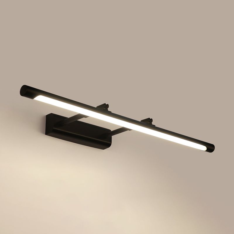 Accesorios de iluminación de tocador de estilo de estilo moderno metal 1 matriz de tocador de luz.