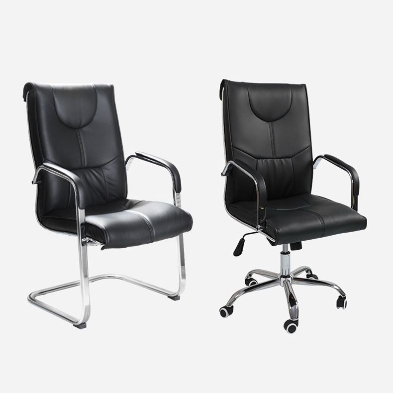 Modern Executive Computer Chair with Wheels Swivel Office Chair with Padded Arms