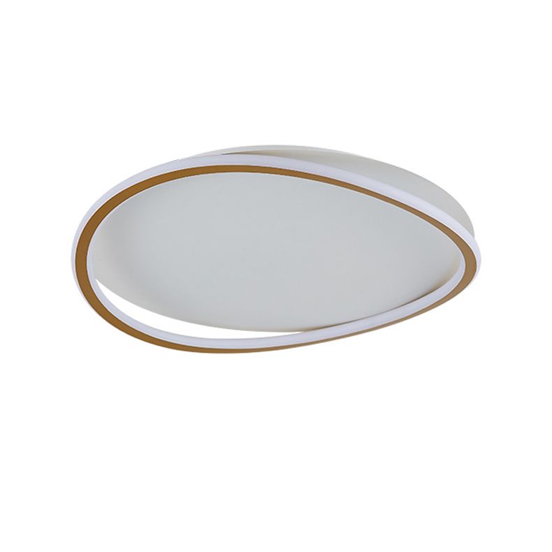 Gold Modernist Flush Mounted Ceiling Lights LED Flush Mount Lighting for Living Room