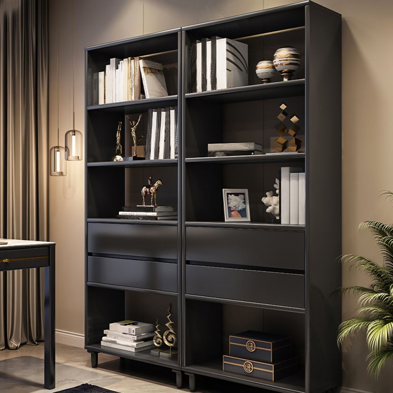 71"H Modern Style Bookcase Open Back Bookshelf for Home Office