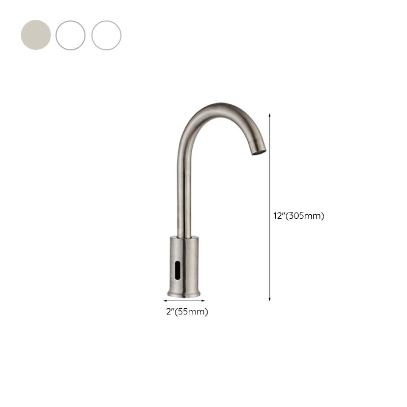 Touchless Sensor Kitchen Sink Faucet Stainless Steel Swivel Spout with Accessories