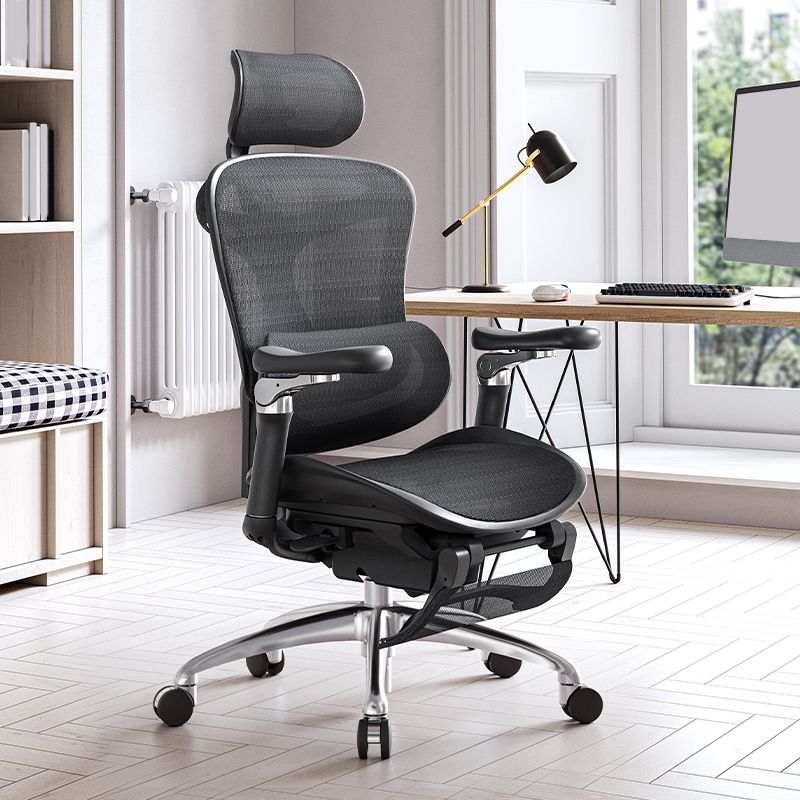 Modern Swivel Chair Removable Arms Adjustable Seat Height Office Chair with Wheels