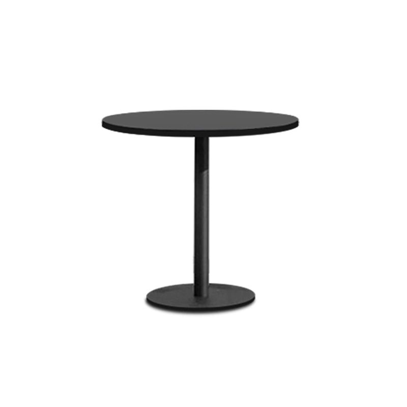 Stone/Metal Dining Table Industrial Water Resistant Table with Metal Frame