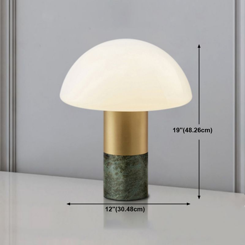 Contemporary Style Geometric Night Table Lamps Glass 1 Light Table Light