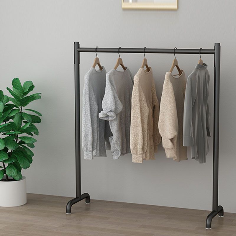 Contemporary Coat Rack Metal Framed Hanging Rail Entry Hall Tree