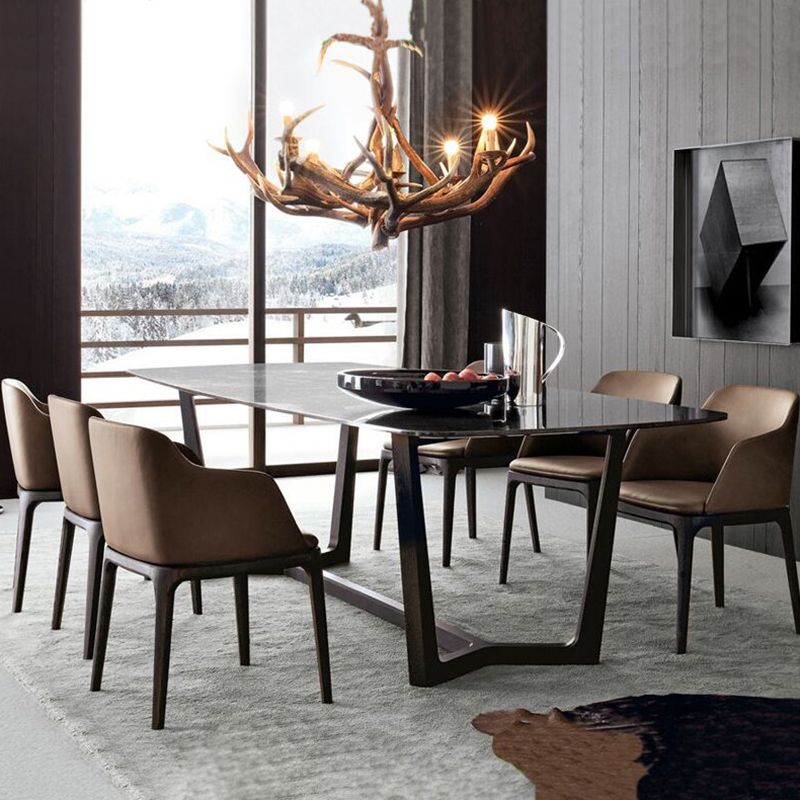 Arml Dining Chairs Modern Faux Leather Side Chairs for Dining Room