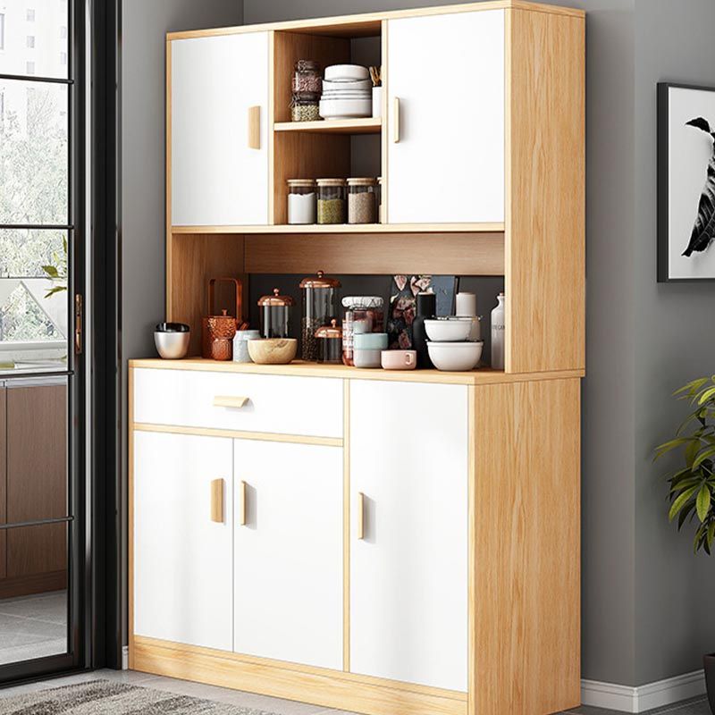 Engineered Wood Sideboard with Drawers Modern Kitchen Buffet Sideboard