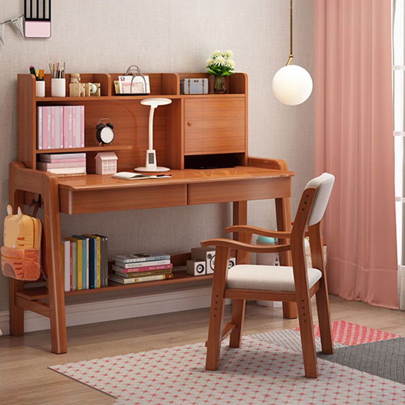 Wooden Writing Desk School Home Children's Adjustable Study Table