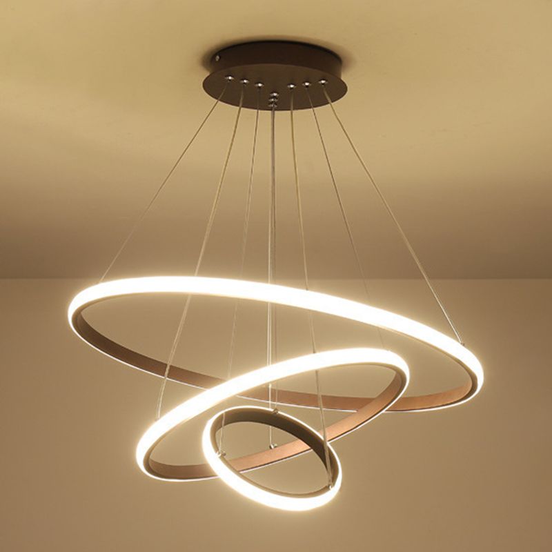 Tiered Metal Pendant Lighting Fixtures Modern Living Room Hanging Ceiling Lights