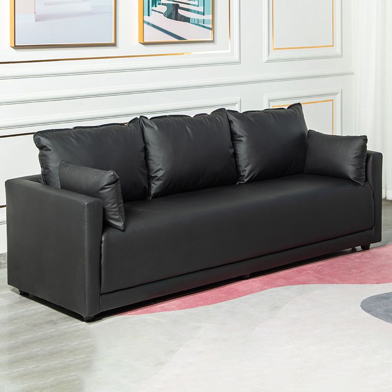 Standard Square Arm Sofa 25.59" D x 27.55" H Sofa for Living Room