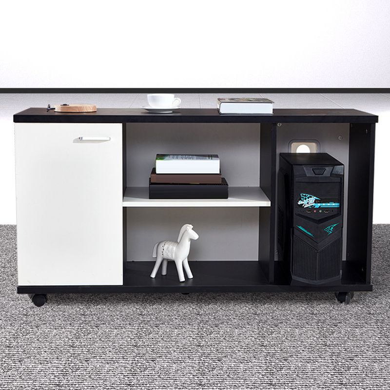 Contemporary Lateral Filing Cabinet Wood Filing Cabinet with Storage