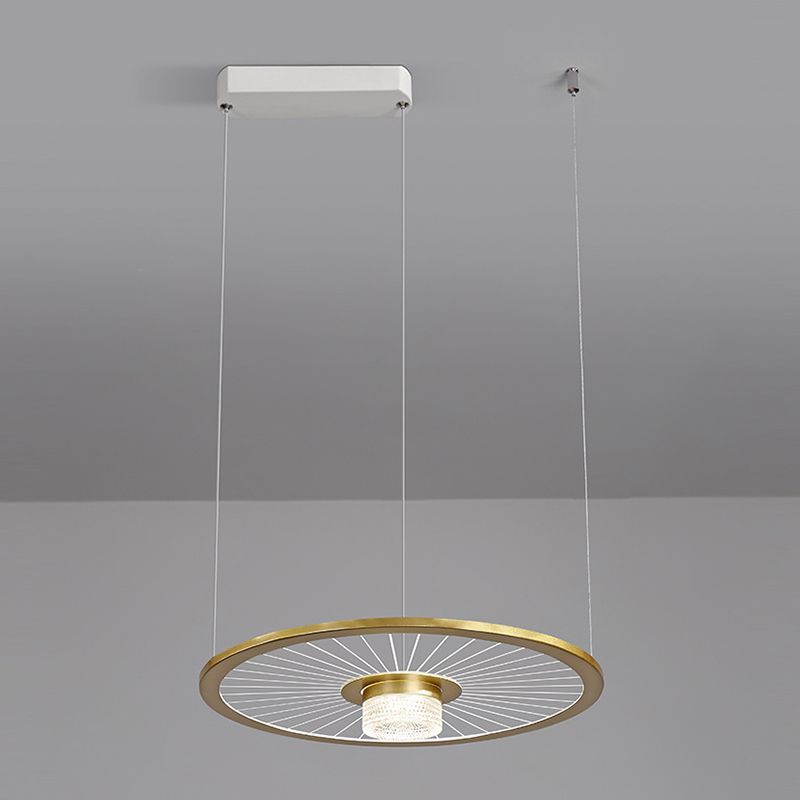 Modern Metal Chandelier Round Shape LED Chandelier Pendant for Living Room