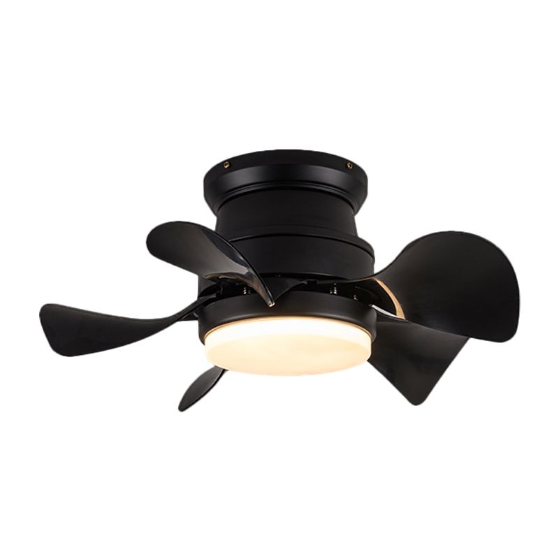 Metal Fan Shape Ceiling Fans Kid Style Single-Light Ceiling Fan Fixtures