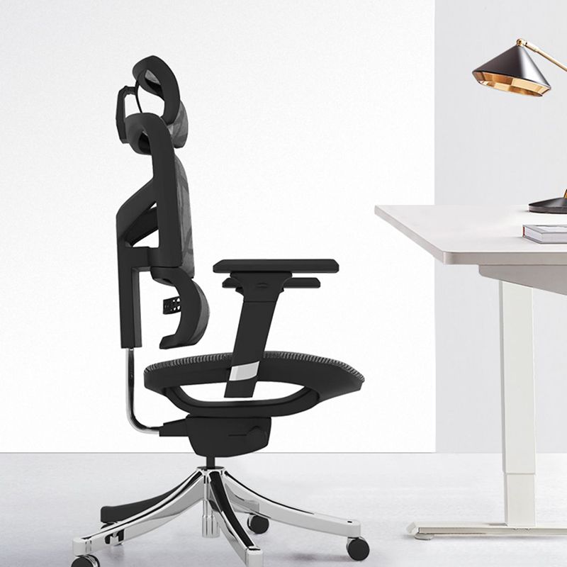 Modern Chair Removable Arms Adjustable Seat Height Office Chair with Breathable Back