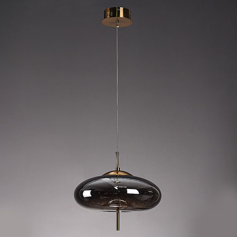 Contemporary Simplicity Farmhouse Ceiling Light with Unique Glass Shade